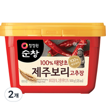 청정원 제주보리 고추장, 2개, 500g