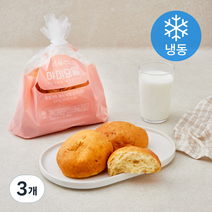 야미요밀 정성가득 채식 야채 쌀모닝빵 (냉동), 3개, 225g