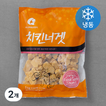 마니커에프앤지 치킨너겟 (냉동), 1kg, 2개