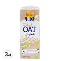 이솔라비오 유기농 귀리음료, 1000ml, 3개