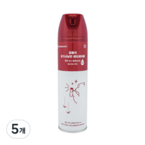 대웅생명과학 모기사냥꾼 레드에어졸 수성 무향 살충제, 500ml, 5개