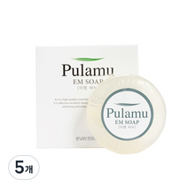 에버미라클 EM 투명 프리미엄 발효비누, 100g, 5개