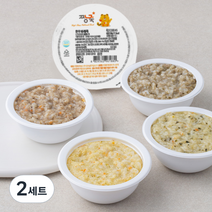 짱죽 냉장 이유식 중기 죽2(9~10개월부터) A세트, (한우소고기버섯죽 + 영양닭죽 + 한우파래죽 + 전복영양죽) x 200g, 200g, 8팩