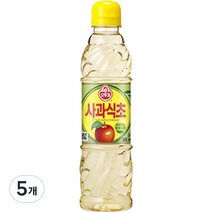 오뚜기 사과 식초, 360ml, 5개