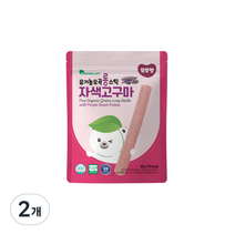 또또맘 유아용 유기농 오곡 롱 스틱 과자 30g, 2개, 자색고구마