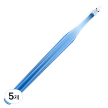 큐어덴트 A3 힐링케어 어금니 칫솔 슬림모 블루, 1개, 5개