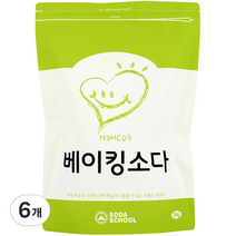 소다스쿨 베이킹소다 대용량, 3kg, 6개