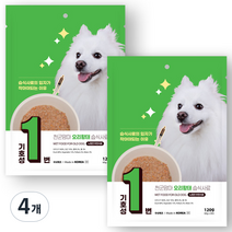 천군맘마 강아지 시니어 오리황태 습식사료, 오리, 120g, 4개