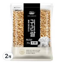 더담은 불릴필요없는 귀리쌀, 2kg, 2개