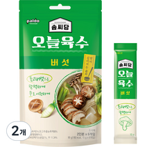 팔도 솜씨당 오늘육수 버섯 6p, 90g, 2개