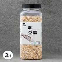 엉클탁 고소한 퀵 오트밀, 1kg, 3개