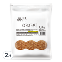 대구농산 볶은 아마씨 봉, 1.8kg, 2개
