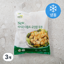 바른선 NEW 이지쿡 다용도 국산 콩두부 (냉동), 1kg, 3개