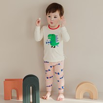 코디아이 아동용 크로롱 싱글스판 내의 상하의 세트