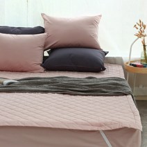 아망떼 코튼벨 침대패드, HUSH PINK