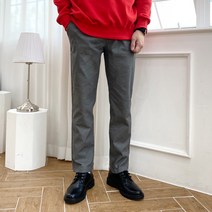 오티디 남성용 하이스판 워싱데님 밴딩 면바지