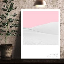 리드오프 하이그로시 접이식 액자 테이블 중, 화이트 사막