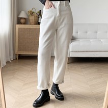 시크블랙 여성용 코디루 코듀로이 일자 팬츠 PT8947K1C