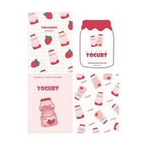 B5 내지 노트 4종 세트, 요구르트, 1세트