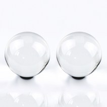 행운의 크리스탈 볼 투명 구슬 오브제 크리스탈볼 2p