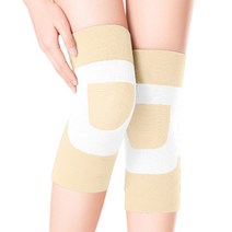 쿼르디 무릎 보호대 헬스 스포츠 생활 무릎 패드 베이지, 2개