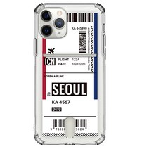 저스트포유 보딩 투명방탄 카드 휴대폰 케이스