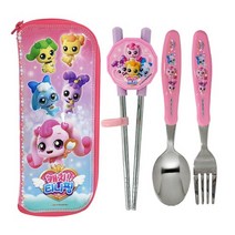 르번 캐치티니핑 알찬 교정 젓가락 풀세트, 혼합색상, 1세트