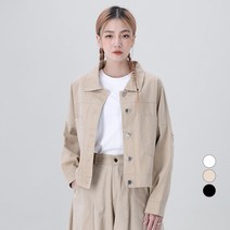 어썸어라운드 여성용 빅포켓 코튼 자켓