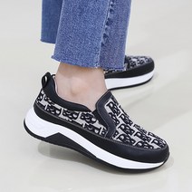 제이슈 소가죽 르미 프린팅 슬립온 4cm