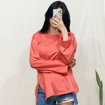 레몬티 여성용 포레버 옆트임 긴팔 박스티 lkf130