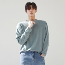 빅사이즈클럽 CRAMP 니트지라운드티