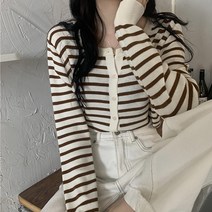 레몬소울 여성용 제나 단가라 니트 가디건