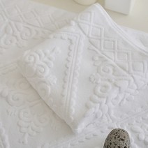 이니띠움 페르시안 호텔식 타올 발매트 2p, 화이트