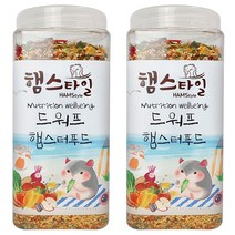 햄스타일 뉴트리션 웰빙 드워프 햄스터푸드, 650g, 2개