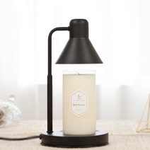 더스윗캔들 + 모노 캔들워머 블랙 높이조절 다이얼 + 전구 2p 세트, 베이비파우더