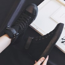 벨크로 데일리 캔버스 하이탑 스니커즈 JNH020