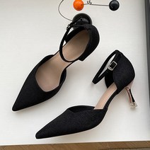 파이 여성 스틸레토 사이드 오픈 앵클스트랩 하이힐 7cm MT_75-82