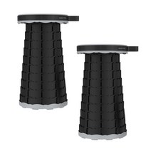 마켓플랜 접이식 폴딩 캠핑의자, 그레이, 2개