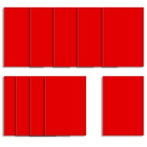 OON 컬러 아크릴판 10p, 빨강
