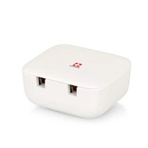 스위스윙거 UVC LED 휴대용 충전식 미니 칫솔살균기 2구 SW-UV200, 화이트