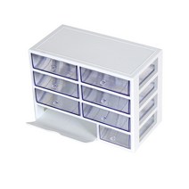 하라코리아 다용도 4단 서랍정리함 4W-ALLL, 화이트, 1개