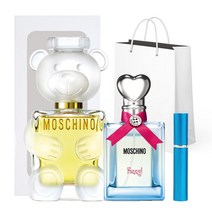 모스키노 아이러브러브 EDT 30ml + 토이2 테스터 100ml + 향수공병 블루 + 종이쇼핑백, 1세트
