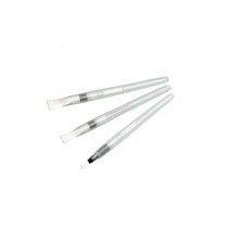 워터 납작 수채화 붓 3종 세트 화이트, 1세트, 16mm, 14mm, 10mm