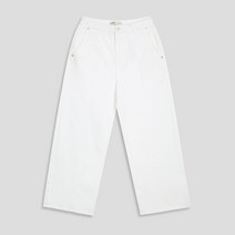 미쏘 여성용 얇은 세미 와이드핏 데님 팬츠