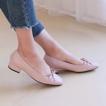 르본디 리본 플랫슈즈 3cm