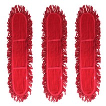 월드크린 리스킹 기름걸레 적색 108 x 15 cm, 3개