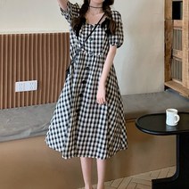 MA 블랙앤화이트 빅사이즈 원피스