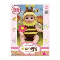 원앤원 코코 붕붕 아기꿀벌 5306 인형, 노란색