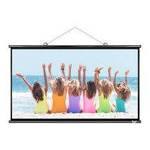 태리 16 : 9 80 와이드 족자형 빔프로젝터 스크린 가방 미포함