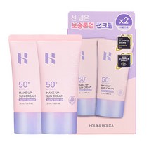 홀리카홀리카 메이크업 선크림 SPF50 PA+++, 35ml, 2개